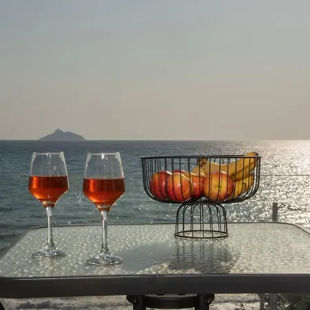 Stella & Eleni Suite With Shared Pool & Open View Kalamaki  Exterior photo